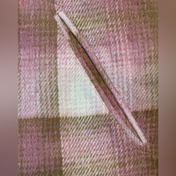 Free‎ People Woodstock Cozy Oversized Boho Plaid Poncho Fall Layering - Picture 4 of 6